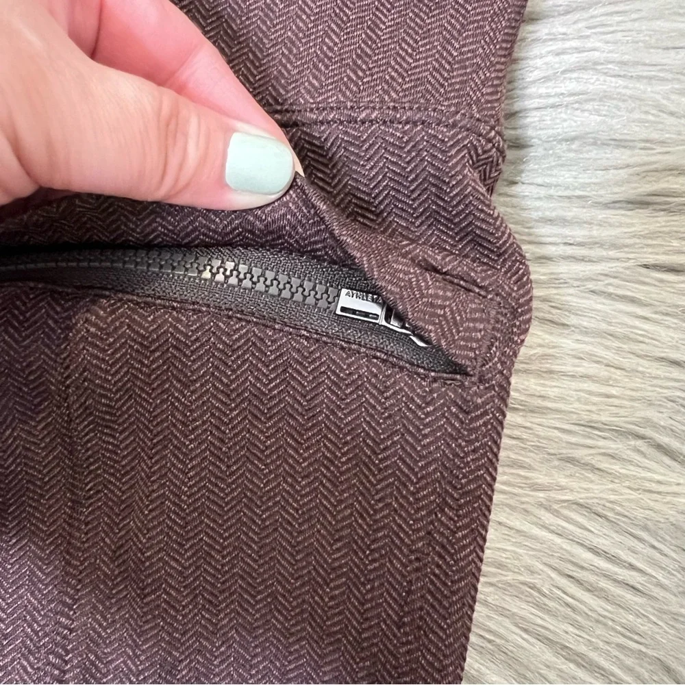 Athleta Delnacey Herringbone Women’s Lifestyle Travel Leggings Sz M
